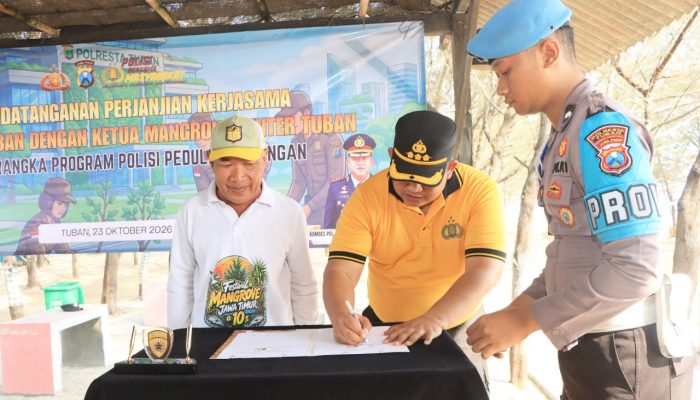 Jaga Pantai Tuban, Polresta Teken MoU Green Policing