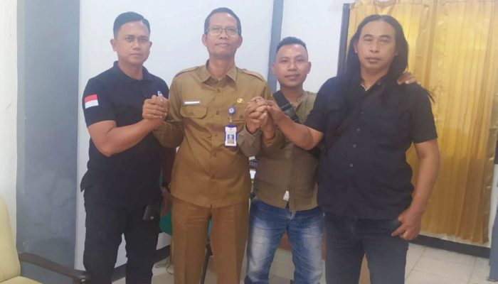 Hari Pertama Menjabat, Camat Kepohbaru Bojonegoro Gandeng Insan Pers