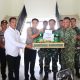 Kapolres Bojonegoro Datang Bawa Tumpeng untuk TNI