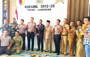 HUT ke-81 TNI, Koramil Pucuk Lamongan dan Polsek Makin Solid