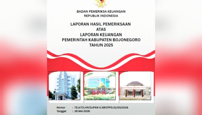 Bojonegoro Raih WTP Lagi, Ini Hasil Pemeriksaan BPK