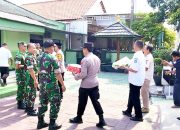 HUT ke-81 TNI, Forkopimcam Sugio Lamongan Beri Kejutan di Makoramil
