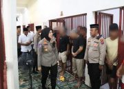 Polres Bojonegoro Gelar Khataman Al-Qur’an, Tahanan Diajak Bertobat