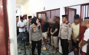 Polres Bojonegoro Gelar Khataman Al-Qur’an, Tahanan Diajak Bertobat