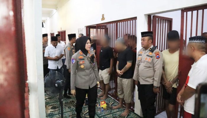 Polres Bojonegoro Gelar Khataman Al-Qur’an, Tahanan Diajak Bertobat