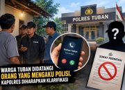 Didatangi Tanpa Surat Perintah, Warga Tuban Pertanyakan Legalitas Petugas Polisi
