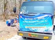 TNI Gandeng SMPN 5 Bojonegoro, 10.000 Liter Air Bersih Disalurkan