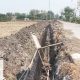 Proyek TPT di Sumberrejo Bojonegoro Mandek, Besi Berkarat dan Tanah Jalan Terkikis
