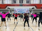 Dinpora Bojonegoro Gelar Lomba Senam Aerobik, Instruktur Unjuk Kemampuan