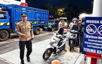 Cegah Antrian Panjang, Polres Malang Sidak SPBU