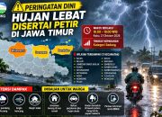 Awas, Hujan Lebat Disertai Petir Ancam Lamongan dan Bojonegoro