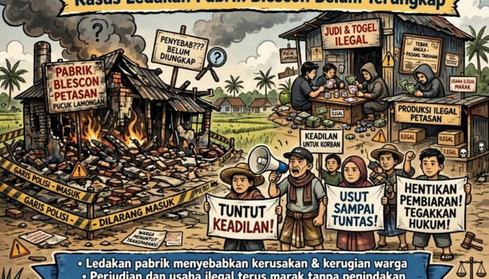 Kasus Ledakan Blesscon Belum Terang, Warga Lamongan Menanti Jawaban