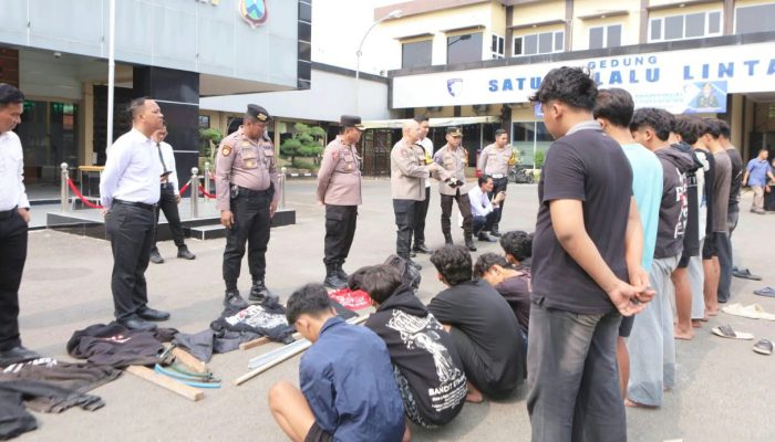 Diduga Hendak Tawuran, 26 Pemuda Diciduk di Karanggeneng Lamongan