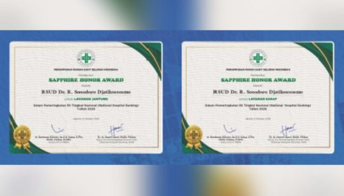 Layanan Jantung dan Saraf RSUD Sosodoro Bojonegoro Tembus 3 Besar Nasional