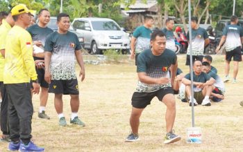Lari 12 Menit hingga Renang, Prajurit Kodim Bojonegoro Diuji