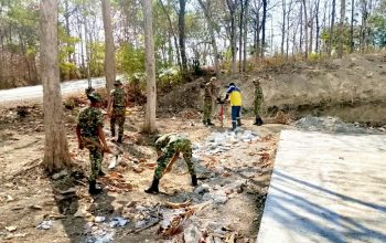 Bojonegoro Targetkan 500 Pohon, TNI dan DLH Kompak Hijaukan Daerah