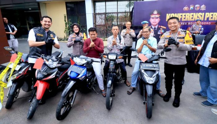 Motor Hilang Sebulan, Korban Curanmor Bojonegoro Bisa Bernapas Lega