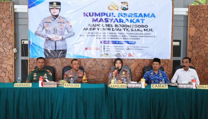Kapolres Bojonegoro Soroti Narkoba, Ini Pesannya untuk Warga Ngraho