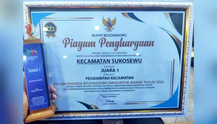 Kali Pacal Jadi Andalan, Sukosewu Sabet Juara 1 Bojonegoro Inovasi 2026