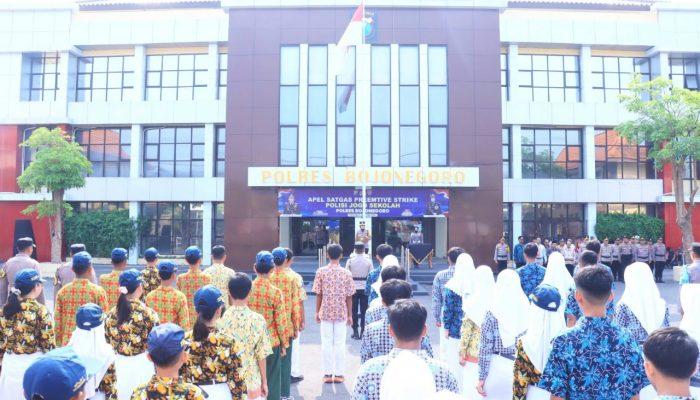 Polisi Jogo Sekolah Digencarkan, Polres Bojonegoro Bidik Kenakalan Remaja